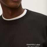 Mens Origin Logo Fleece - Washed Black