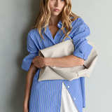 Florence Shirt - Sky Blue Stripes