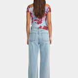 Pamela Shoulder Top - Patchwork Bouquet