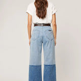 Studio Flare Chevron - Light Vintage Indigo