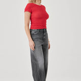 Daisy Lace Tee - Candy