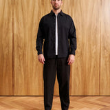 Russel Long Sleeve Shirt - Black