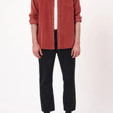 Maw Cord Check Shirt - Orange