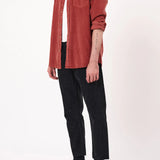 Maw Cord Check Shirt - Orange
