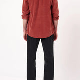 Maw Cord Check Shirt - Orange