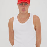 Red Satin Spesh Trucker Hat