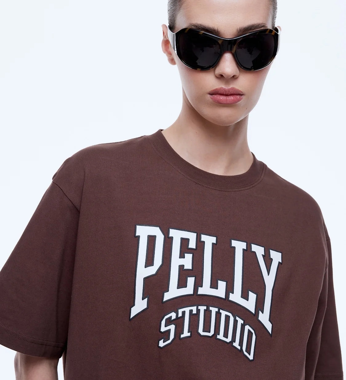 Sophia Relaxed Tee State Club - Mocha
