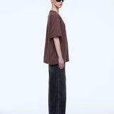 Sophia Relaxed Tee State Club - Mocha
