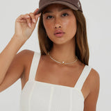 Special Motif Dad Cap - Brown