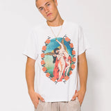 Guardian Angel Boxy Tee - White