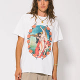 Guardian Angel Boxy Tee - White