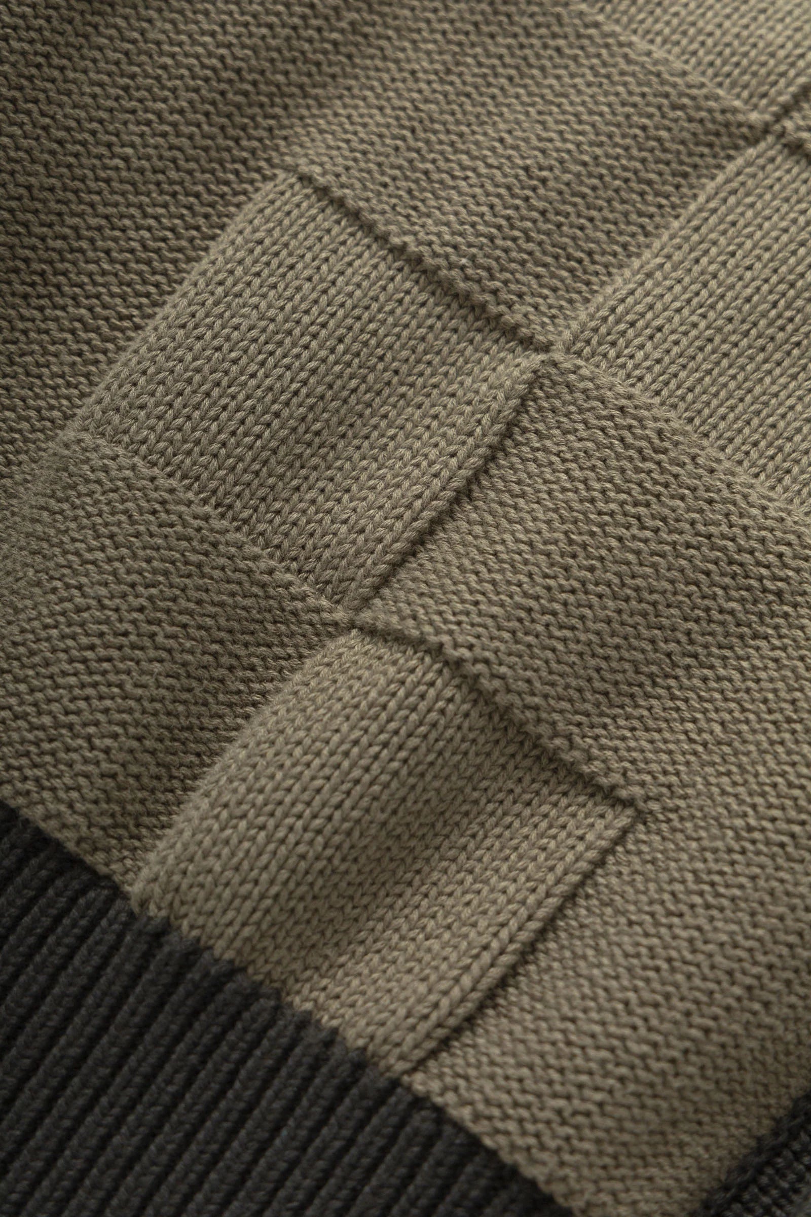 Close-up of a textured fabric with diamond pattern