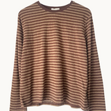 Athena Stripe LS - Chocolate