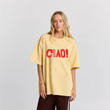 Ciao Oversized Tee - Butter