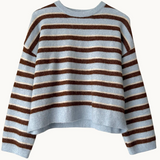 Otto Knit Stripe - Baby Blue