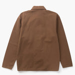 Brown jacket on a white background