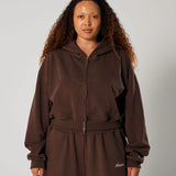 Cropped Hood - Chocolate