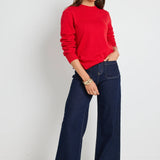 Staycation Cashmere Blend Knit - Red