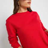Staycation Cashmere Blend Knit - Red
