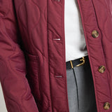 Peak Padded Jacket - Burgandy