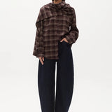 Vaughn Cape Shirt - Plaid