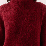 VERSE SWEATER - Raspberry Wine
