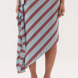 Zumi Stripe Skirt - Blue