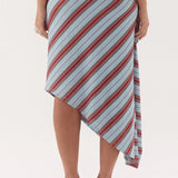Zumi Stripe Skirt - Blue