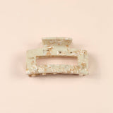 Scarlett Medium Claw Hair Clip Eco-Friendly: Marble Pink