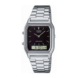 Black Face Stainless Watch - AQ230A-1D