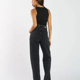 Echo Straight - Tar Retro Black