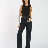 Echo Straight - Tar Retro Black