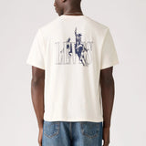 Relaxed Fit Tee -SSNL Serif Cowboy