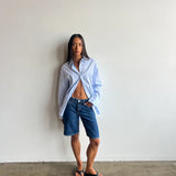 The Florence Shirt - Light Blue Stripe