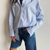 The Florence Shirt - Light Blue Stripe