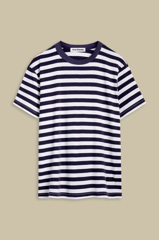 Darius Tee - Navy Stripe