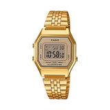 Vintage Gold Slim Digital Watch - LA680WGA-9D