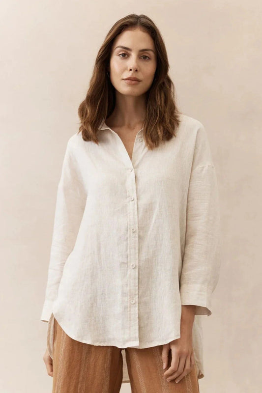 Boyfriend Shirt - Natural