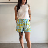 Fish Print Shorts