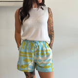 Fish Print Shorts