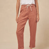 Luxe Linen Pants - Terracotta