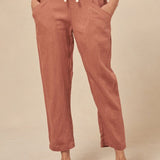 Luxe Linen Pants - Terracotta