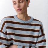Otto Knit Stripe - Baby Blue