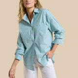Betty Stripe Shirt - Blue/Green