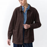 Suede Shacket - Chocolate