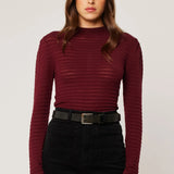 Edgar Top - Oxblood