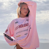 Icon Moto Tee - Pink