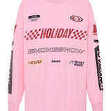 Icon Moto Tee - Pink