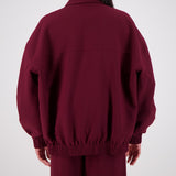 Ischia Bomber Jacket - Plum