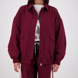 Ischia Bomber Jacket - Plum